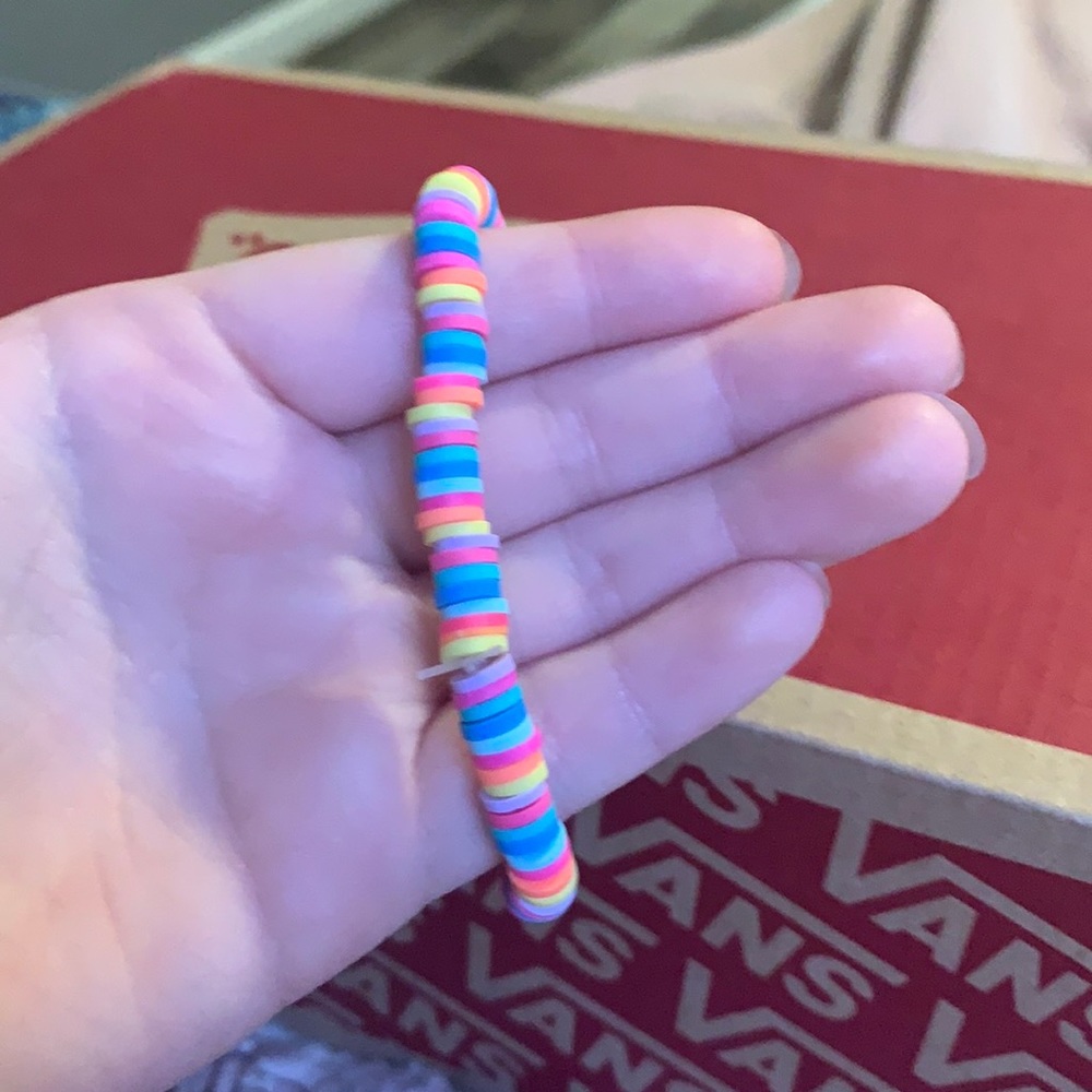 It’s a clay bead bracelets